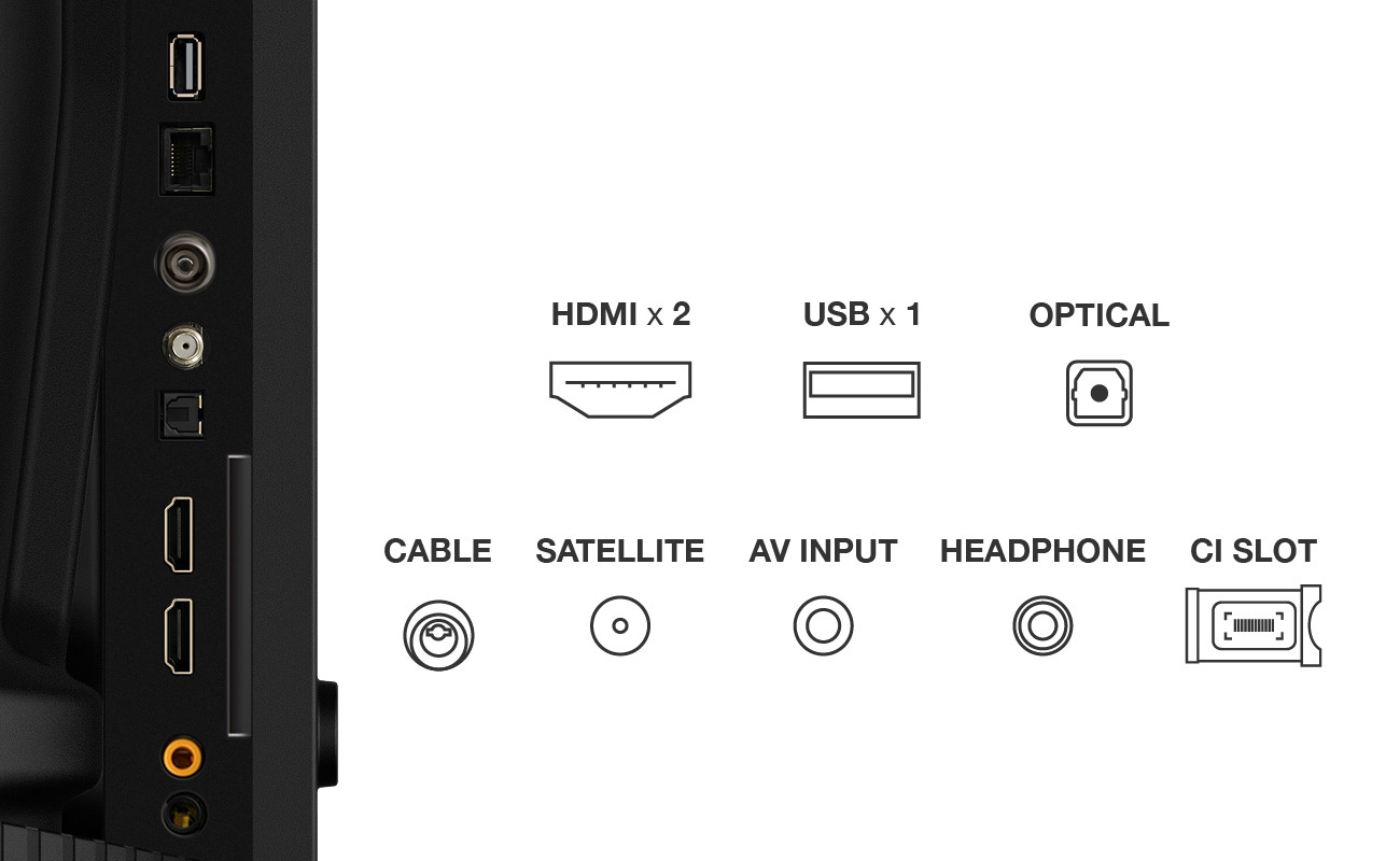 TCL 43S5K Televízió