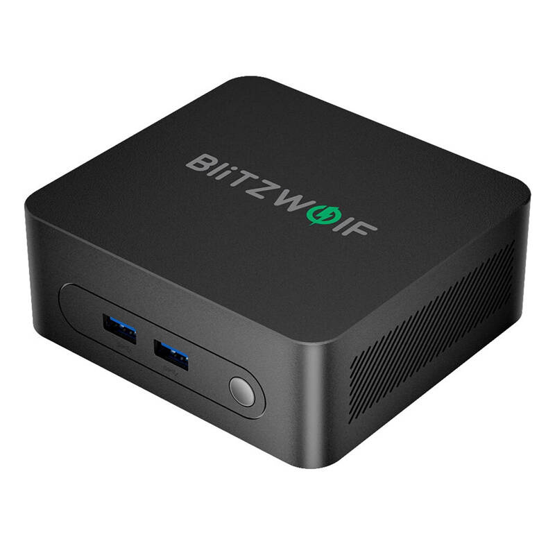 BlitzWolf BW-MPC2 Windows 11 Intel Dual Display Mini PC Fekete 