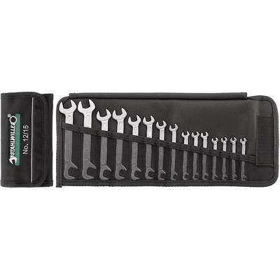 Kettős csavarkulcs készlet 15 részes Stahlwille 12/15 PC 96400651 Kettős csavarkulcs készlet 15 részes Stahlwille 12/15 PC 96400651