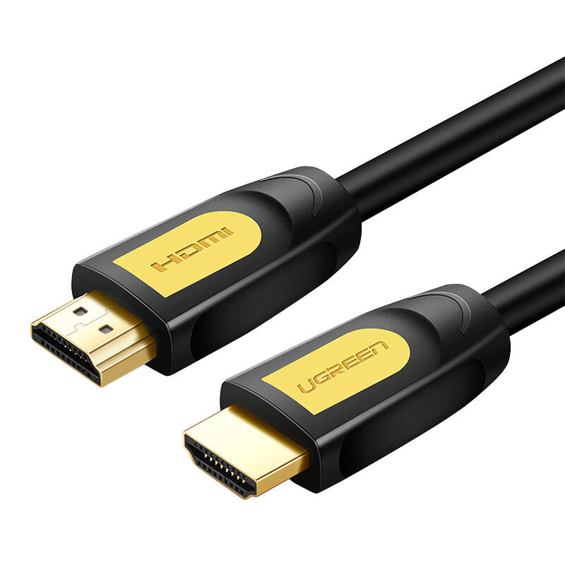 Cable HDMI 2.0 UGREEN HD101, 4K 60Hz, 0,75m (Black and Yellow) Cable HDMI 2.0 UGREEN HD101, 4K 60Hz, 0,75m (Black and Yellow)