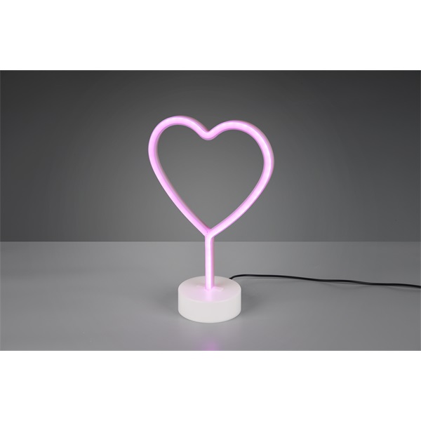 Trio R55210101 Heart 30,5 cm USB asztali lámpa