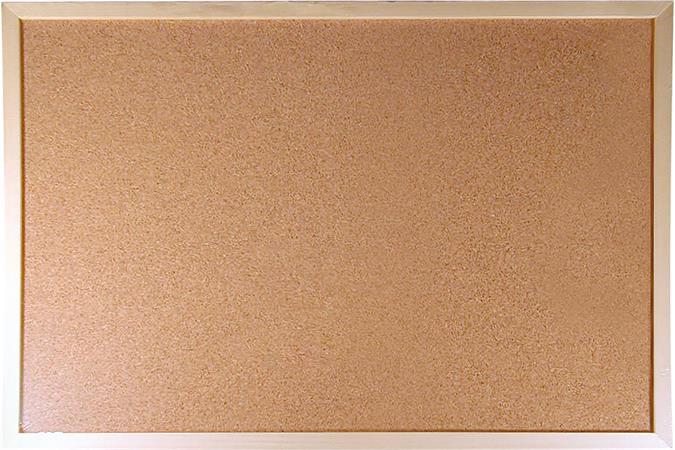 Victoria Parafatábla, kétoldalas (parafa/parafa), 60x90 cm, fa keret,  (VVI35)