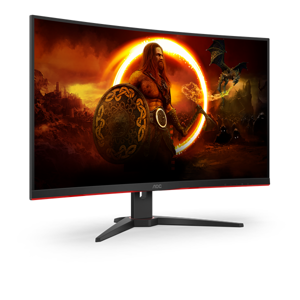 AOC  31.5" C32G2ZE/BK 1920x1080 Ívelt Gaming 240Hz VA monitor