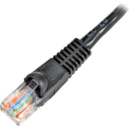 Wiretek UTP CAT5.E patch kábel 1m fekete (WL021BG-1 BL)