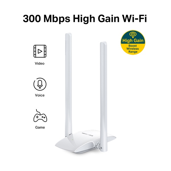 Mercusys MW300UH N300 USB Wi-Fi adapter