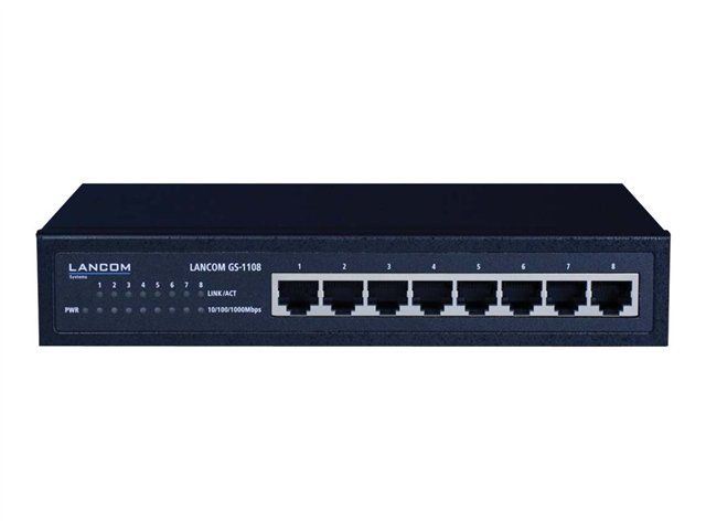 Lancom GS-1108 8 Portos Ethernet Switch (61457) Lancom GS-1108 8 Portos Ethernet Switch (61457)