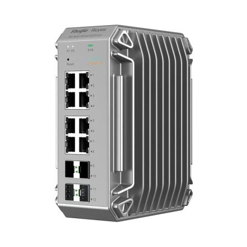 Ruijie RG-NIS3100-8GT4SFP-HP Reyee True Industrial-Grade Switch Specially Designed for Harsh Environments 