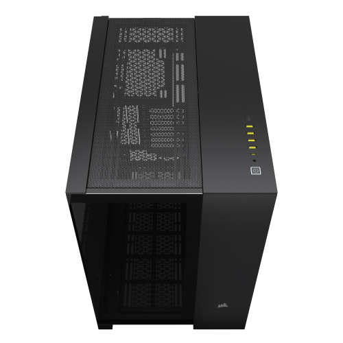 CORSAIR 6500X Tempered Glass Mid-Tower számítógépház Fekete