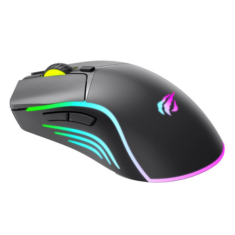 Havit MS1029 RGB vezetékes  gamer  egér Fekete 
