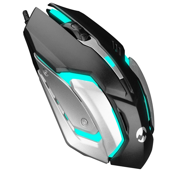 Everest SM-G72 1200 DPI optikai fekete RGB LED Egér Everest SM-G72 1200 DPI optikai fekete RGB LED Egér