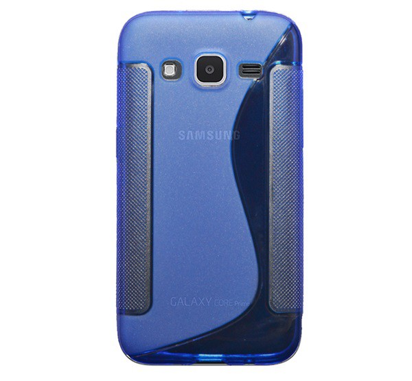 Szilikon telefonvédő (S-line) KÉK [Samsung Galaxy Core Prime LTE (SM-G361)]