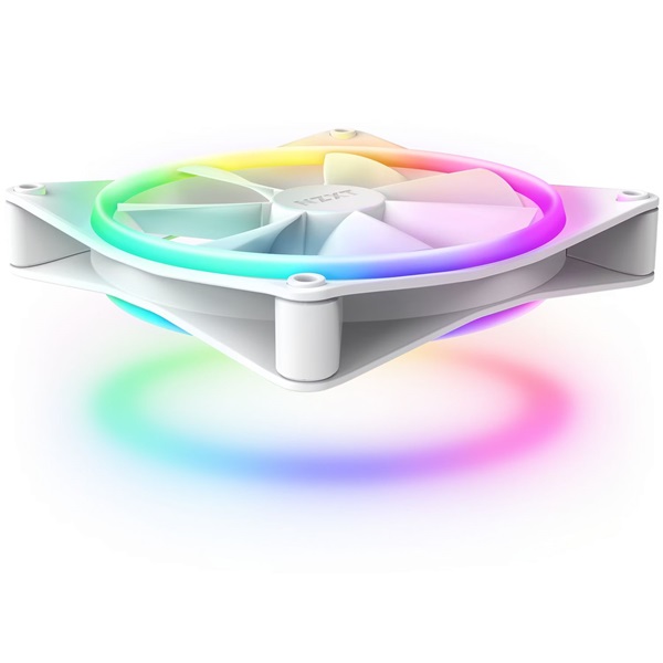 NZXT 2xF140 RGB DUO ventilátor & RGB vezérlő Fehér 
