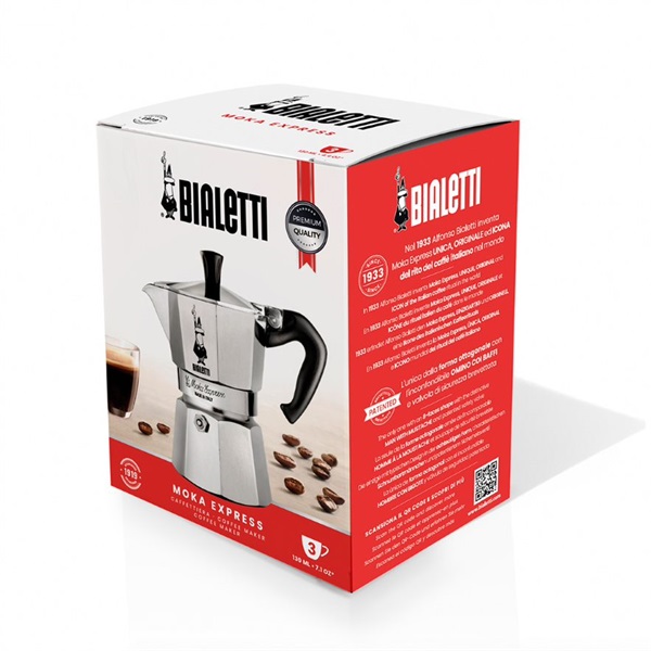 Bialetti Moka Express 1 személyes kávéfőző (1161)