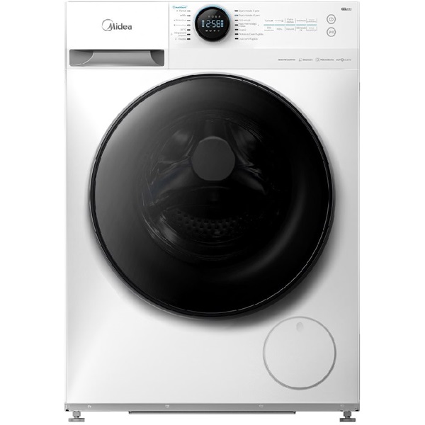 Midea MF200W70WB/W-HU inverteres, gőzös, wifis elöltöltős mosógép Midea MF200W70WB/W-HU inverteres, gőzös, wifis elöltöltős mosógép