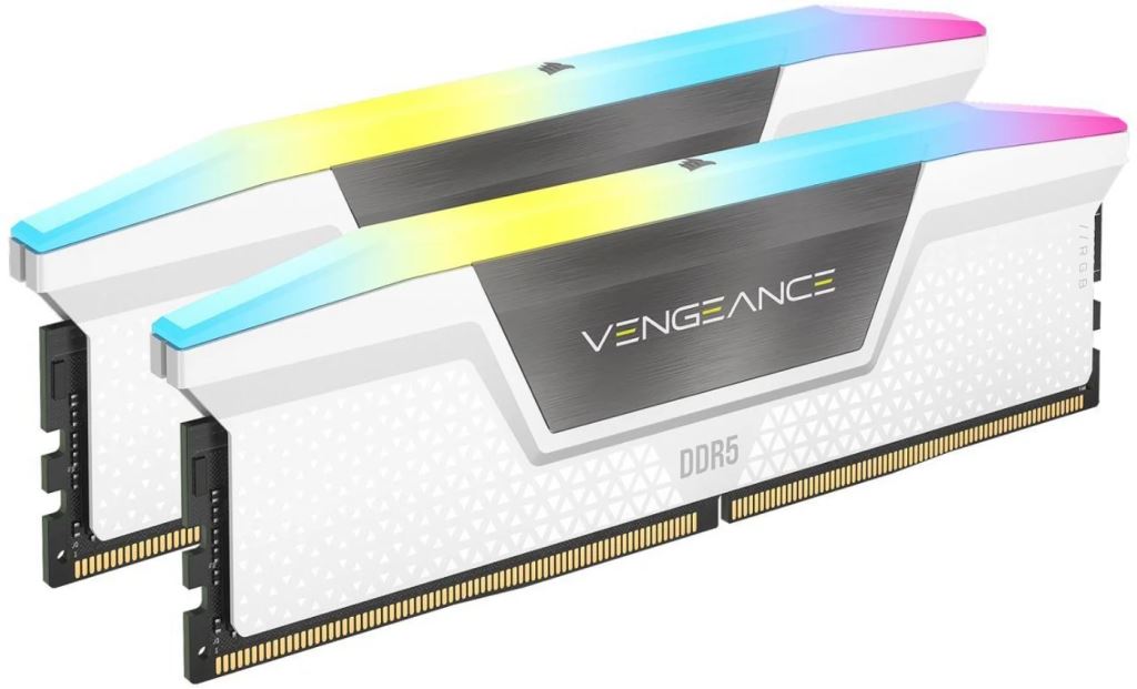 Corsair VENGEANCE RGB White (2x16GB)  CMH32GX5M2B5600C40W 32GB 5600MHz DDR5 RAM