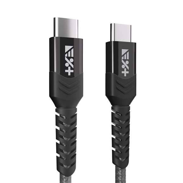NextOne USBCX2-BRD-SG 1,2m Type-C fonott asztroszürke adat- és töltőkábel NextOne USBCX2-BRD-SG 1,2m Type-C fonott asztroszürke adat- és töltőkábel