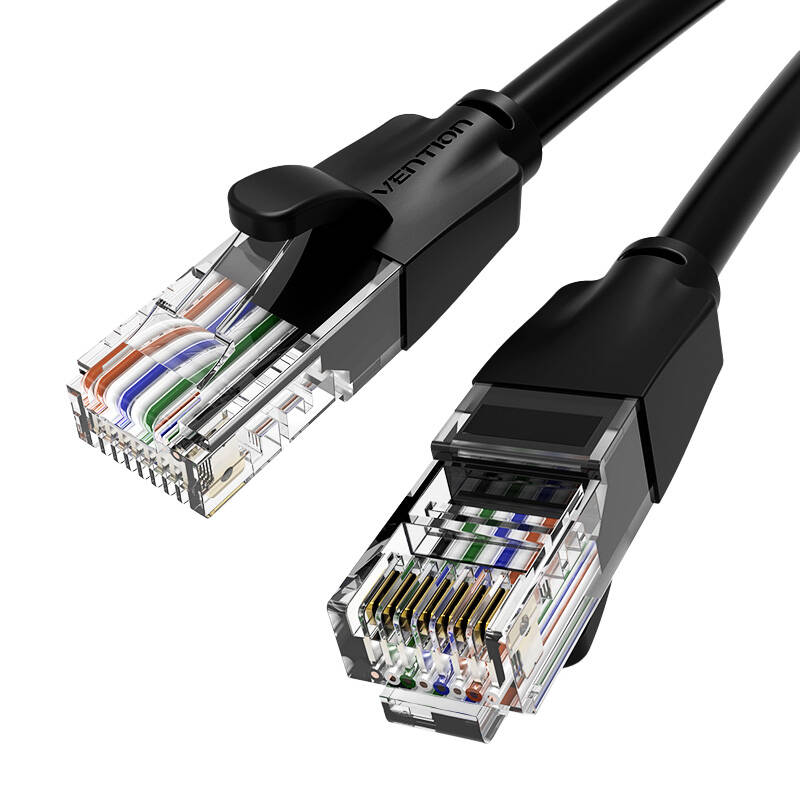 UTP Category 6 Network Cable Vention IBEBK 8m Black