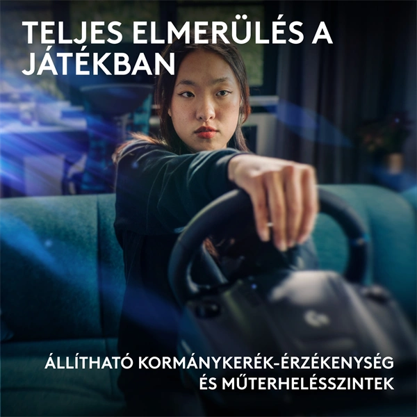 Logitech G923 TrueForce szimulátor-versenykormány Xbox/PC fekete (941-000158)