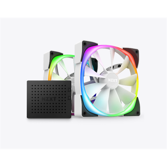  NZXT Aer RGB 2 140mm Fehér  Twin Starter Pack - HF-2814C-DW Ventilátor