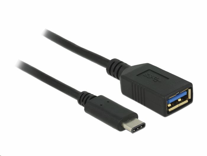 Delock 65634 USB Type-C (USB-C) apa > USB Type A anya 15 cm fekete Delock 65634 USB Type-C (USB-C) apa > USB Type A anya 15 cm fekete