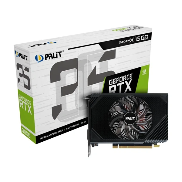 Palit GeForce RTX 3050 StormX 6GB GDDR6 videokártya