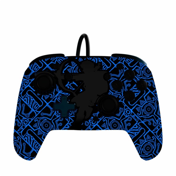 PDP Nintendo Switch/OLED Rematch Zelda Sheikah Shoot Glow In The Dark vezetékes kontroller