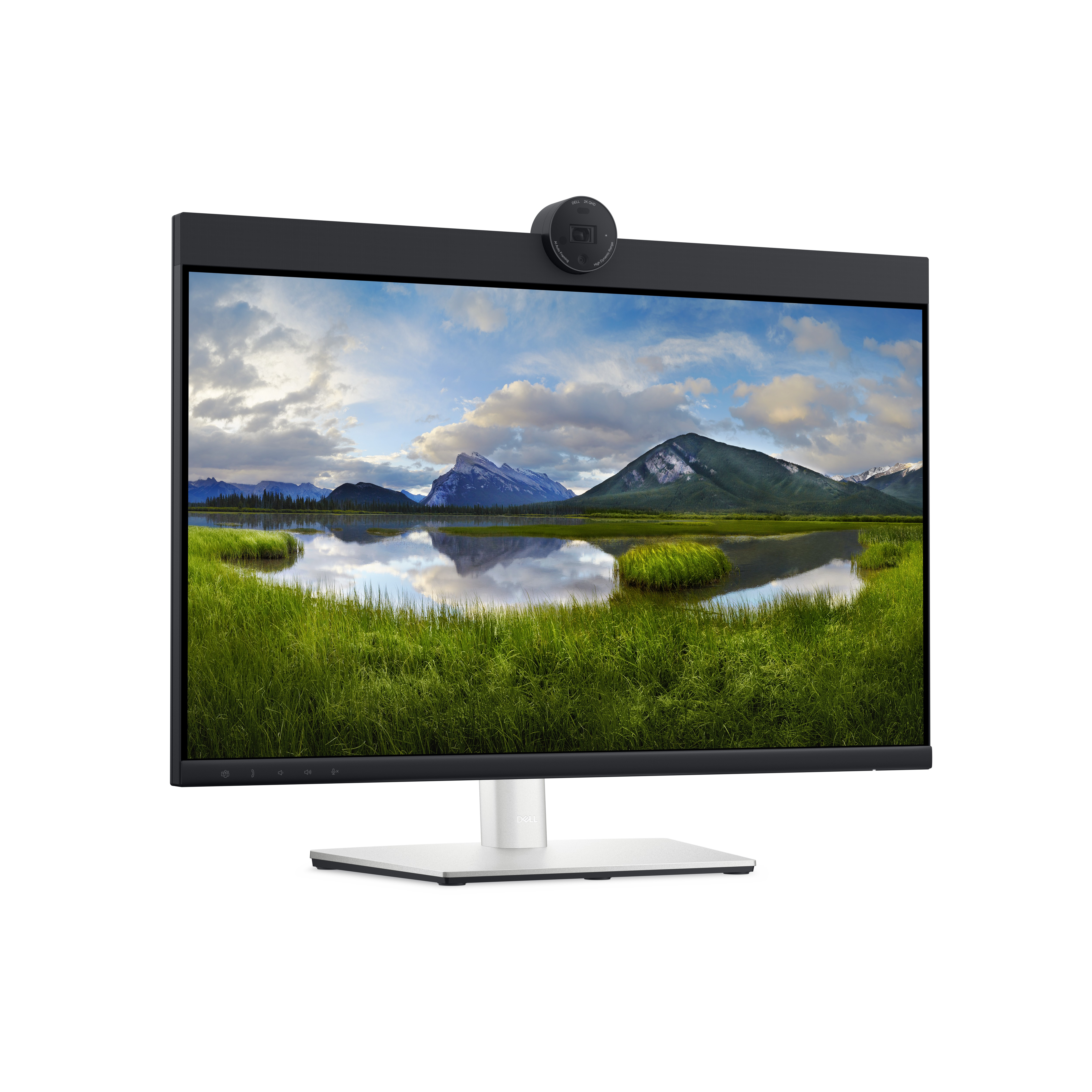 DELL 23.8" P2424HEB videokonferencia monitor - 1920x1080, FHD, IPS, Hangszóró, Fekete-ezüst