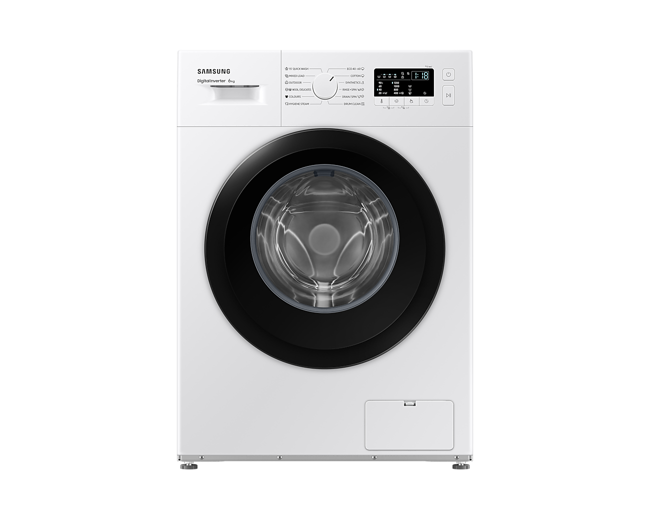 Samsung WW60A3120BE/LE Elöltöltős mosógép - 6 kg, 1200 ford./perc, C Energiaosztály, Gőz program
