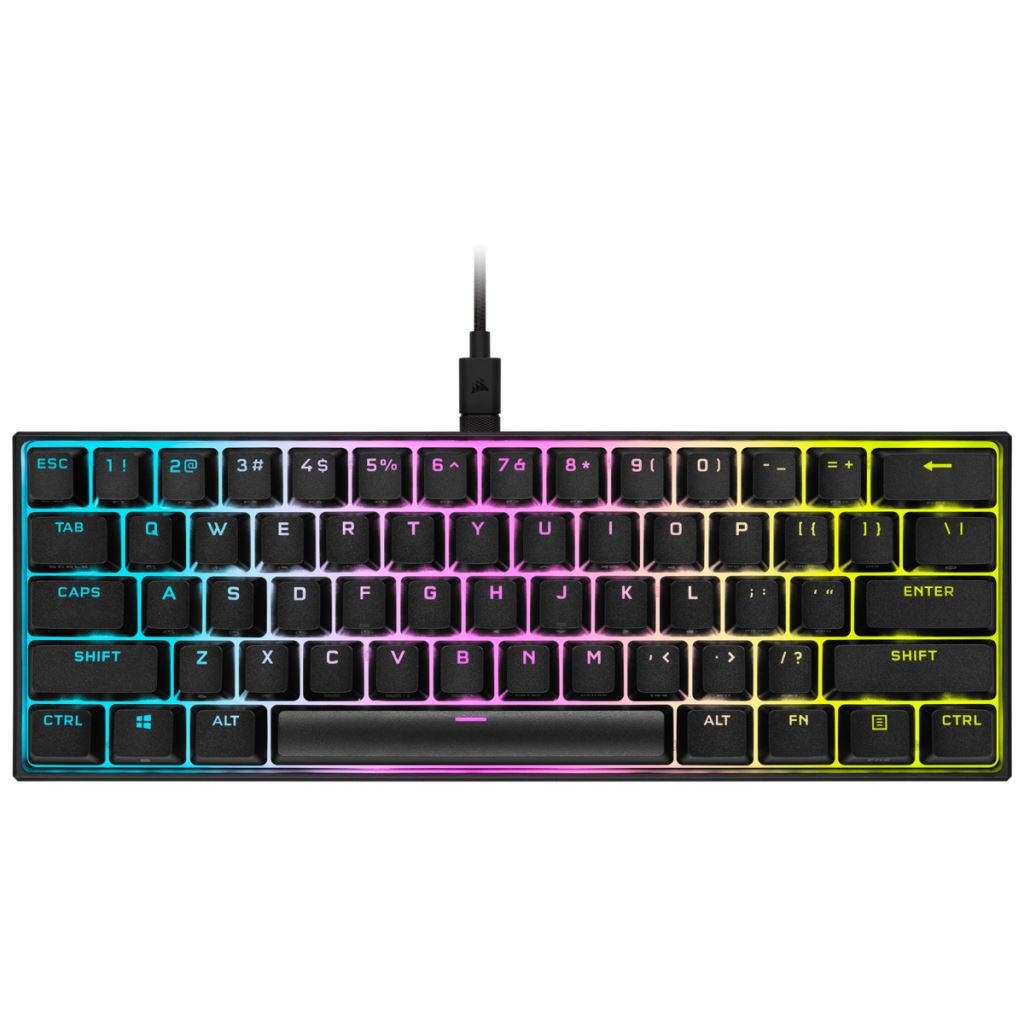 Corsair K65 RGB Mini 60% Cherry MX Speed Mechanical Gaming NA billentyűzet (CH-9194014-NA)