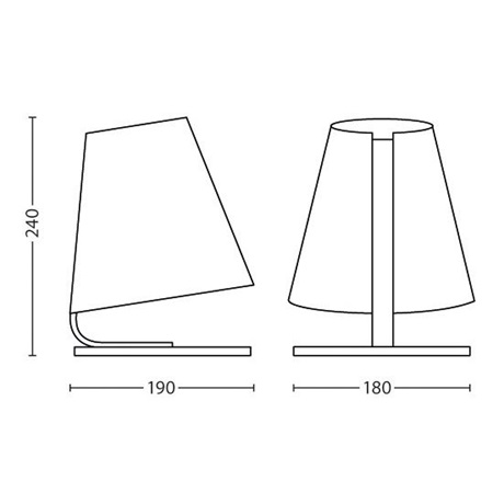 Philips 717643516 BOSSZÚÁLLÓK ASZTALI LÁMPA 1X3W ASZTALI LÁMPA