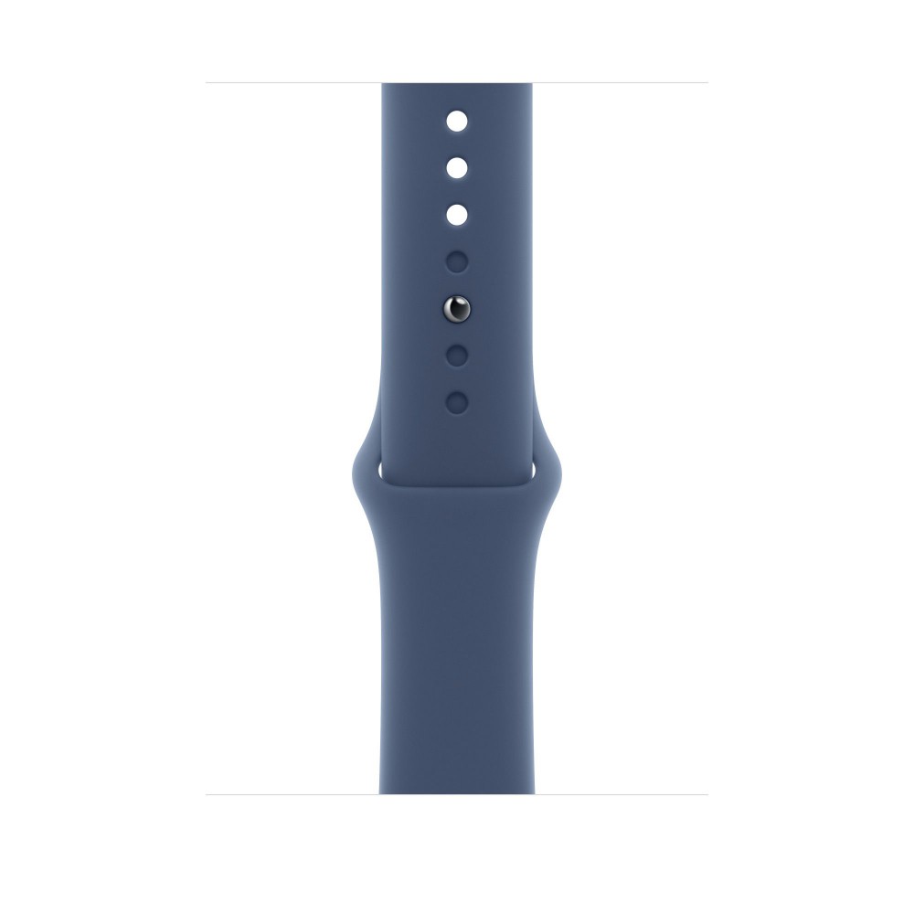 Apple Watch S10 Cellular 42mm ezüst alumíniumtok, kék sport M/L