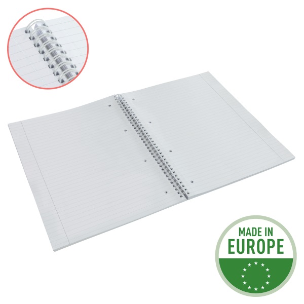 Esselte ColourBreeze A4 vonalas kék spirálfüzet