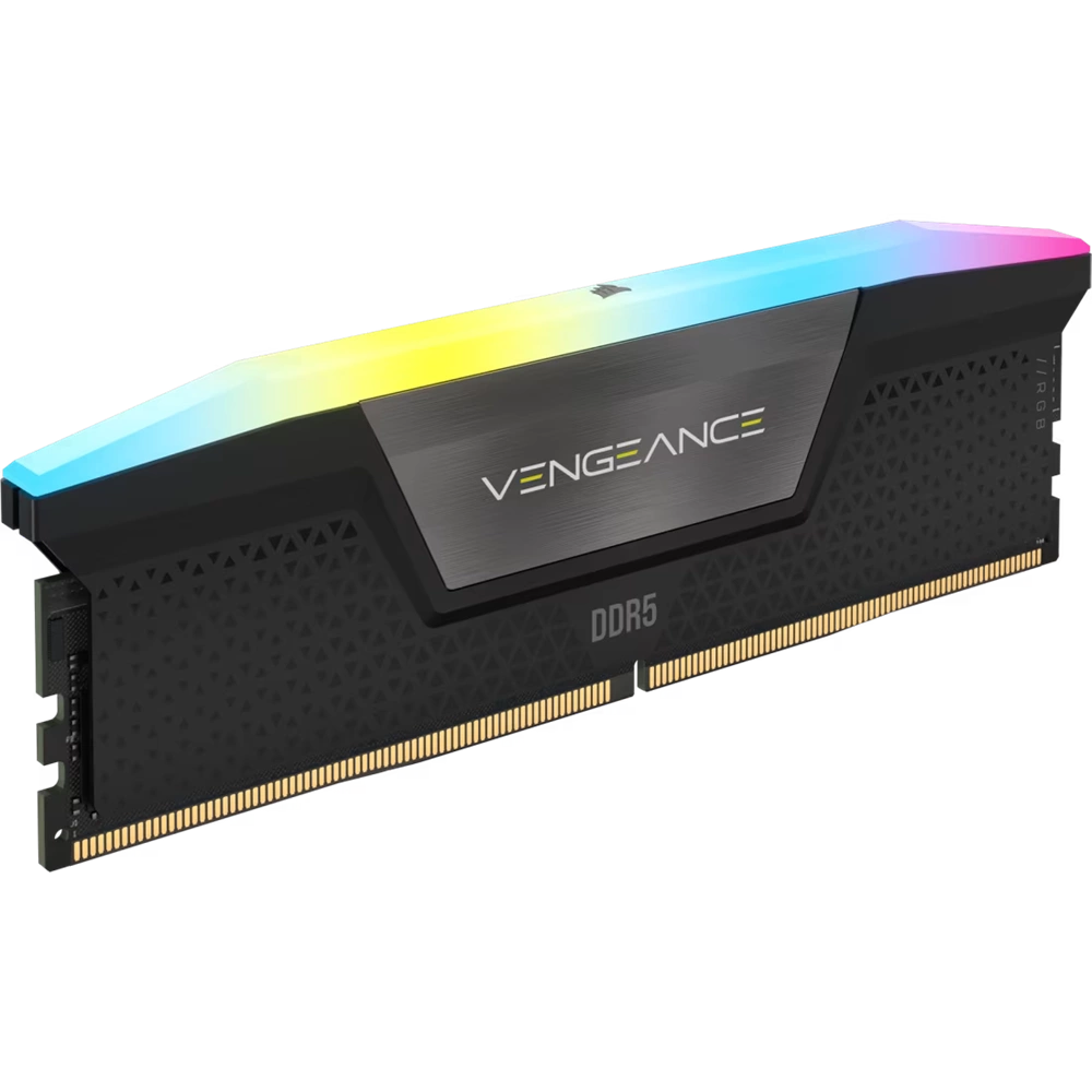 Corsair 128GB 5600MHz Kit(4x32GB) Vengeance RGB Memória Fekete