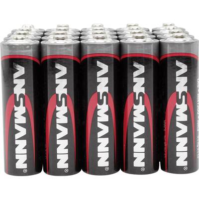 Ceruzaelem AA, alkáli mangán, 1,5V, 20 db, Ansmann Red-Line LR06, AA, LR6, AAB4E, AM3, 815, E91, LR6N Ceruzaelem AA, alkáli mangán, 1,5V, 20 db, Ansmann Red-Line LR06, AA, LR6, AAB4E, AM3, 815, E91, LR6N