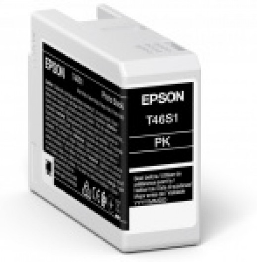 Epson T46S1 Tintapatron Photo Fekete 25ml Eredeti Epson T46S1 Tintapatron Photo Fekete 25ml Eredeti