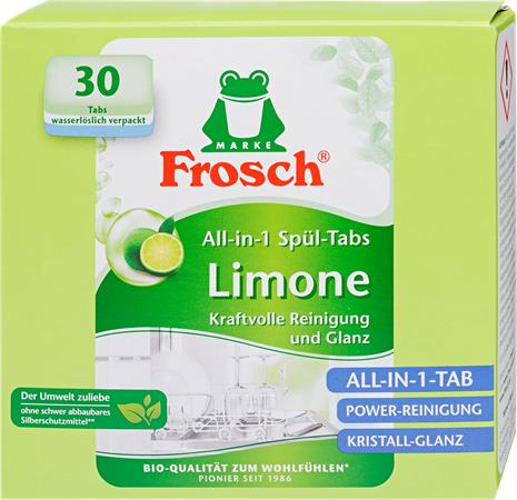 FROSCH Mosogatógép tabletta  30 db  Zöldcitrom
