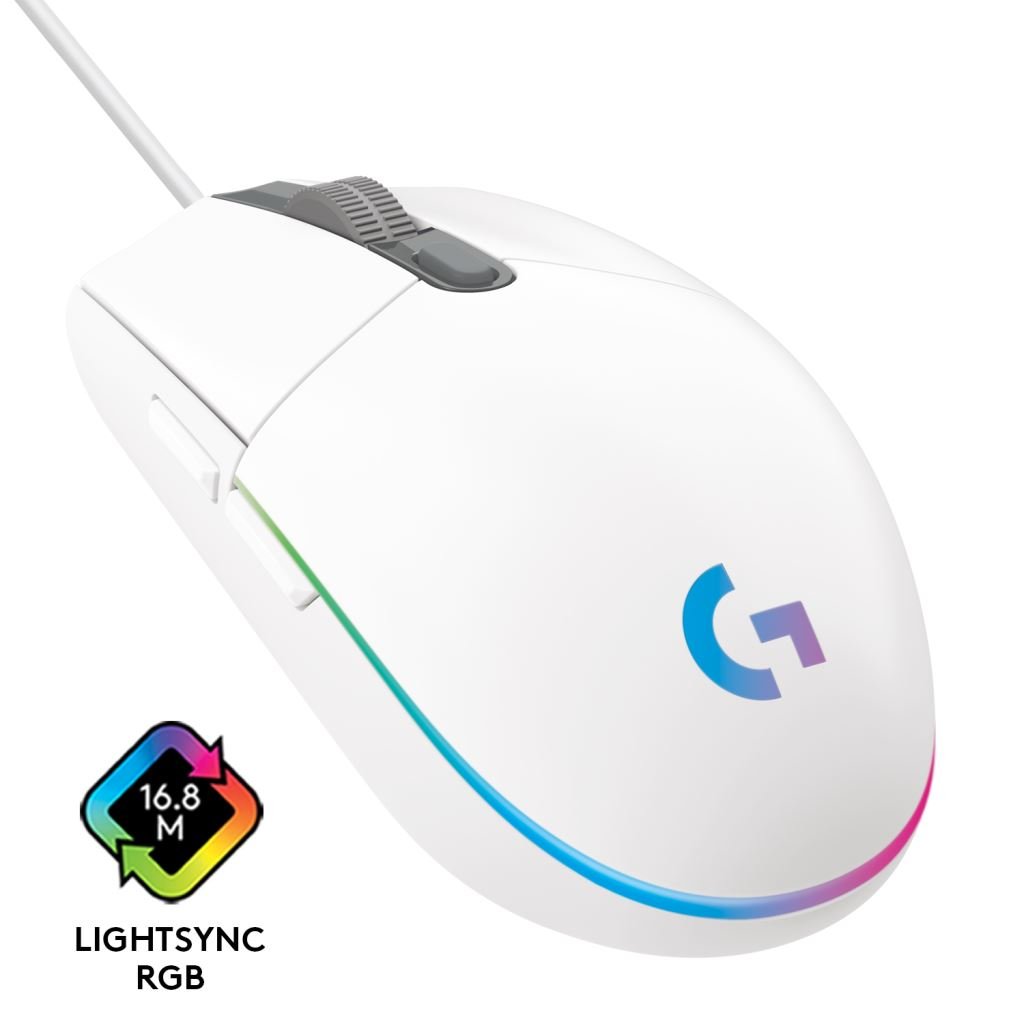 Logitech G102 LIGHTSYNC gaming egér fehér (910-005824) Logitech G102 LIGHTSYNC gaming egér fehér (910-005824)