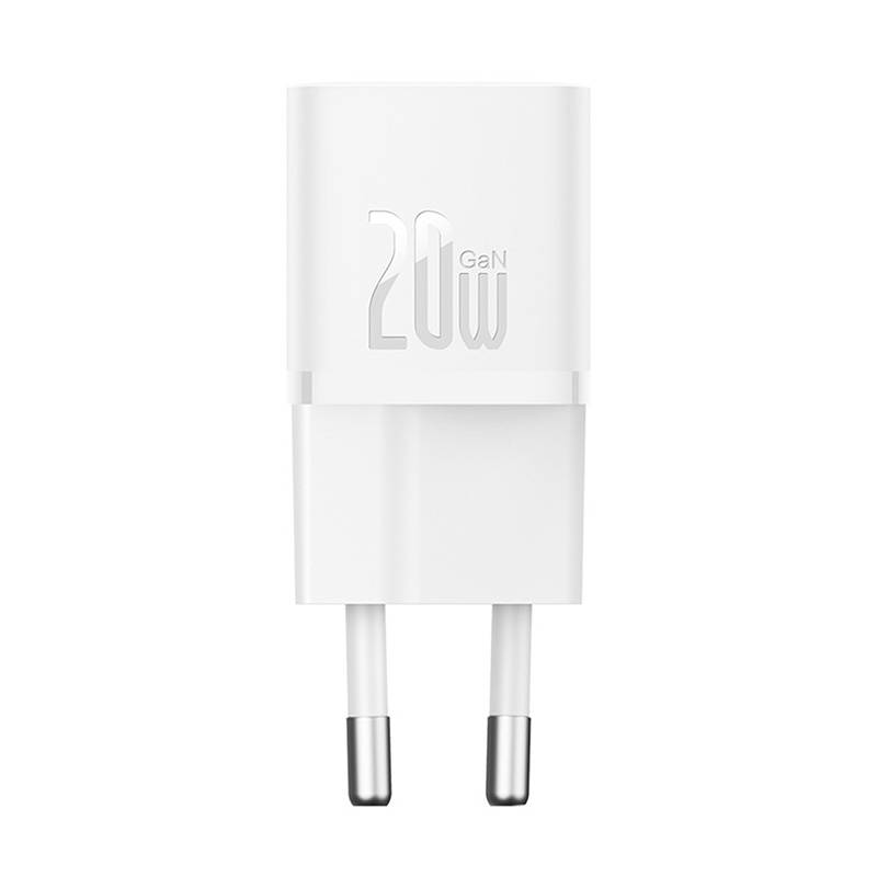 Mini wall charger Baseus GaN5 20W (white) Mini wall charger Baseus GaN5 20W (white)