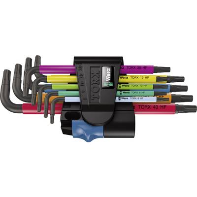 TORX Hajlított csavarhúzó készlet 9 részes Wera Multicolour TORX Hajlított csavarhúzó készlet 9 részes Wera Multicolour