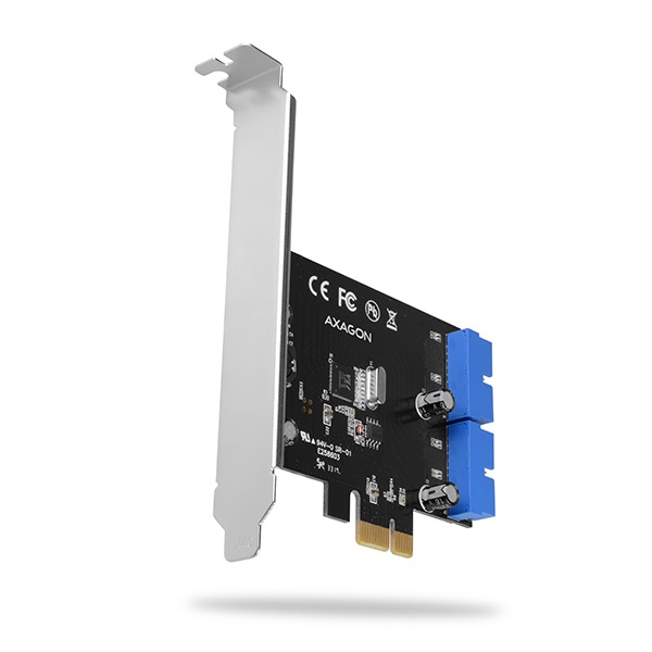 Axagon 4x USB 3.2 Gen1 bővítő kártya PCIe (PCEU-034VL)