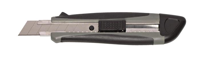 MAUL Univerzális kés gumírozott markolat 18 mm Szürke