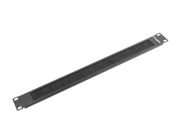 Lanberg 1U 19" kefés panel fekete (AK-1101-B)