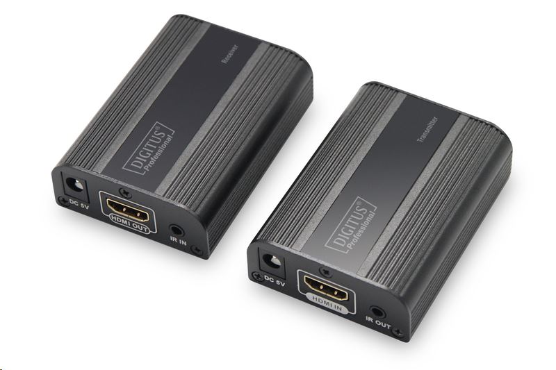 Digitus Extender HDMI -> 30m/60m Cat.6/7, 4K2K 60Hz UHD, HDCP 2.2, IR, audio (szett) (DS-55204) Digitus Extender HDMI -> 30m/60m Cat.6/7, 4K2K 60Hz UHD, HDCP 2.2, IR, audio (szett) (DS-55204)