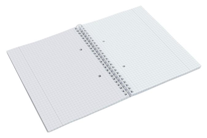 Spirálfüzet, A5, kockás, 80 lap, ESSELTE  "Colour`Breeze", zöld