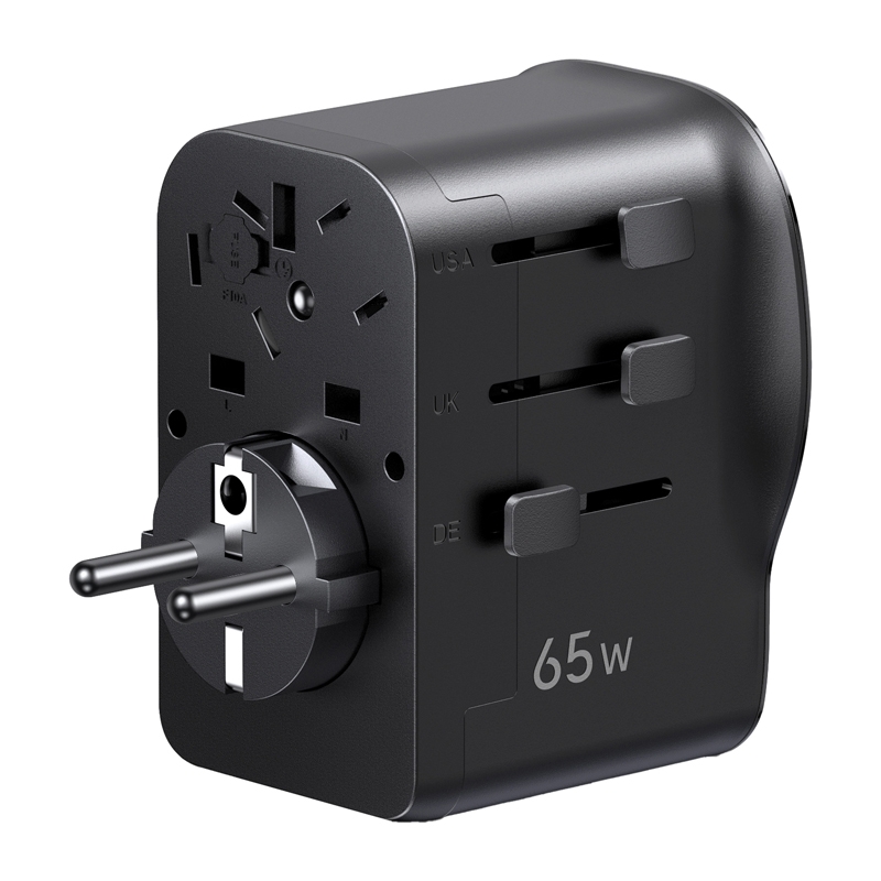 Ugreen S550 65W  2x USB-C  1x USB-A univerzális utazási adapter / hálózati töltő