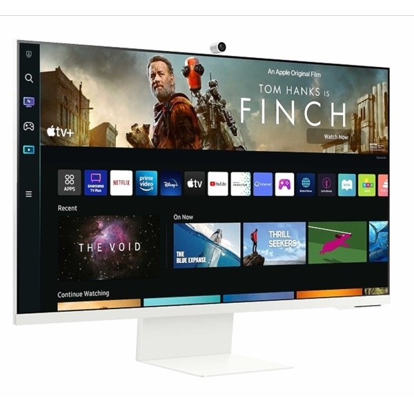 32" Samsung Smart M8 LCD monitor fehér (LS32BM801UUXEN)