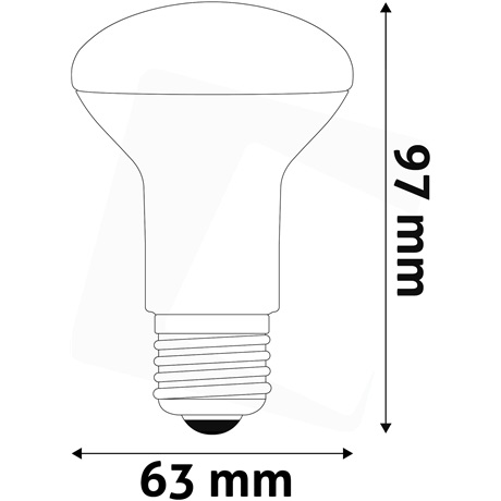 Avide ABR63NW-8W LED IZZÓ R63 8W E27 NW 4000K