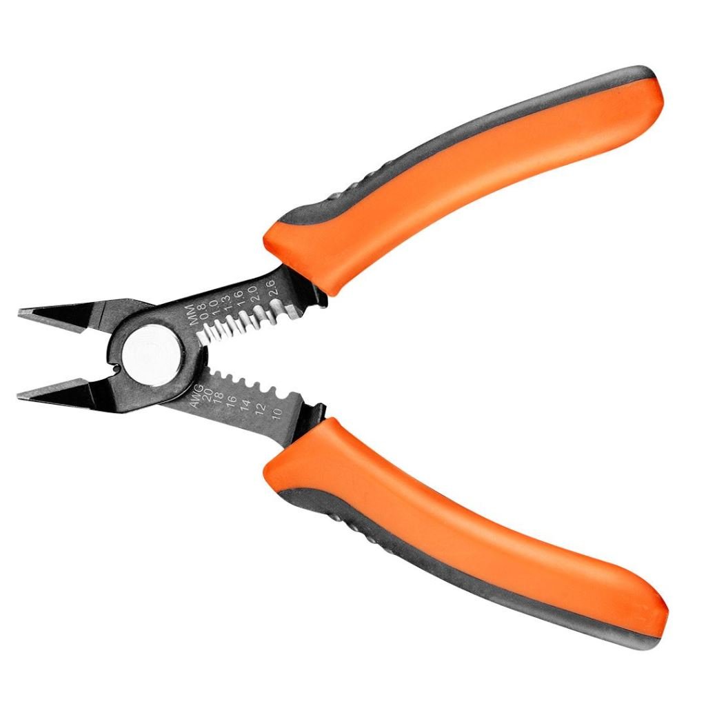 NEO Tools 01-509 precíziós oldalcsípő és kábelcsupaszító fogó 140mm NEO Tools 01-509 precíziós oldalcsípő és kábelcsupaszító fogó 140mm