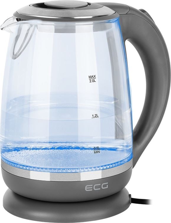 ECG RK 2020 Grey Glass vízforraló szürke
