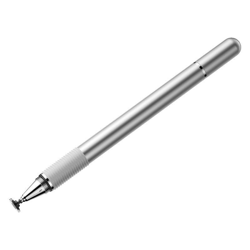 Baseus Golden Cudgel 2 az 1-ben érintőceruza, ezüst (ACPCL-0S) Baseus Golden Cudgel 2 az 1-ben érintőceruza, ezüst (ACPCL-0S)